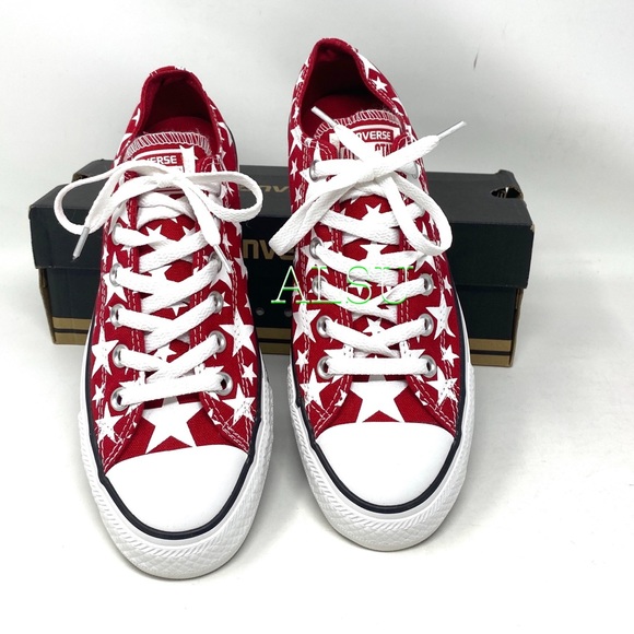 Converse 🔥SALE!🔥 Ctas Canvas Low Top Day Ahead Red Women’s Size 7.5 147119F - Picture 4 of 11
